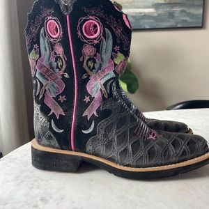 Ariat Showbaby Rocker Square Toe Kids Size 2